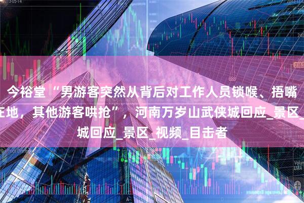 今裕堂 “男游客突然从背后对工作人员锁喉、捂嘴，将其摁倒在地，其他游客哄抢”，河南万岁山武侠城回应_景区_视频_目击者